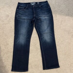 BKE Tyler Dark Blue Straight Jeans